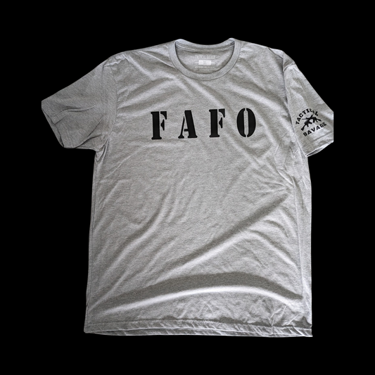FAFO tee (grey)