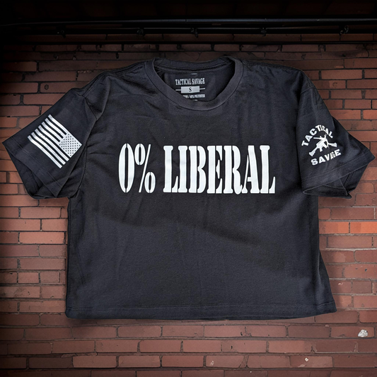 0% Liberal Crop Top